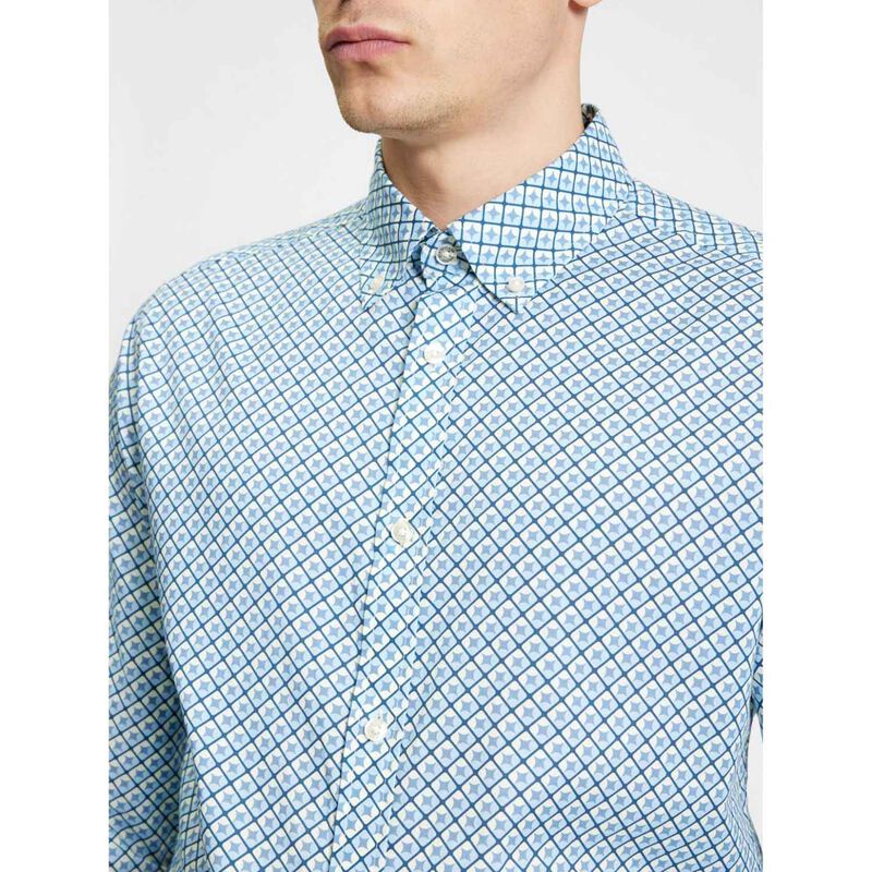 Ben Sherman Split Geo Print Shirt image number 2
